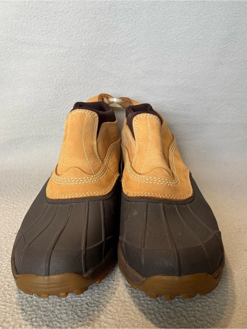 L.L. Bean 11.5 Men's Storm Chaser Slip-On Duck Boots Weather-Resistant Shoes